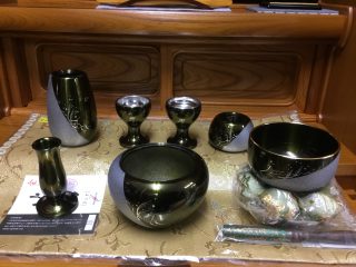 エッグアウラウネ3寸7点セット（6点+リン2.5寸）グリーン色（東京店展示中）